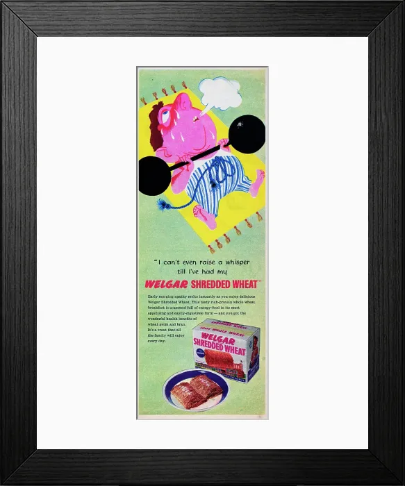 Framed Print : Welgar Shredded Wheat Framed Print : Welgar Shredded Wheat