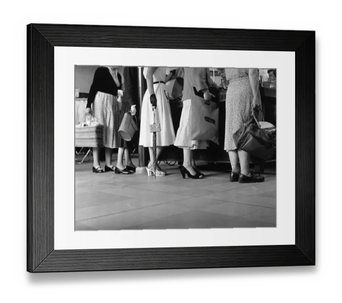 Framed Print : Women Shopping Framed Print : Women Shopping