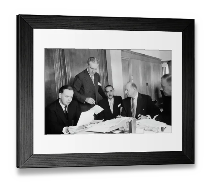 Framed Print : ATV Management Meeting