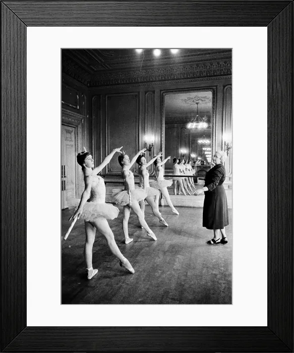 Framed Print : Ballet Class Framed Print : Ballet Class