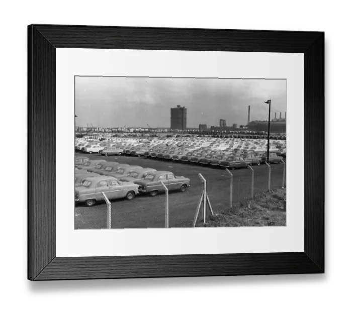Framed Print : Depot Of Cars Framed Print : Depot Of Cars