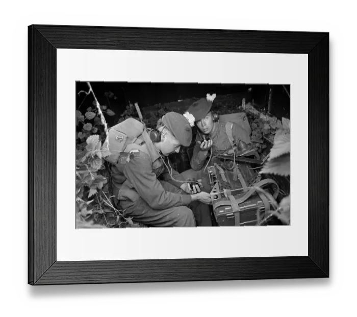 Framed Print : Regimental Radio Framed Print : Regimental Radio