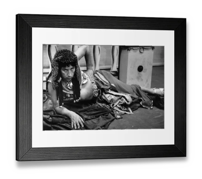 Framed Print : Frankie As Cleopatra Framed Print : Frankie As Cleopatra