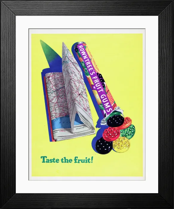 Framed Print : Rowntree's Fruit Gums Framed Print : Rowntree's Fruit Gums