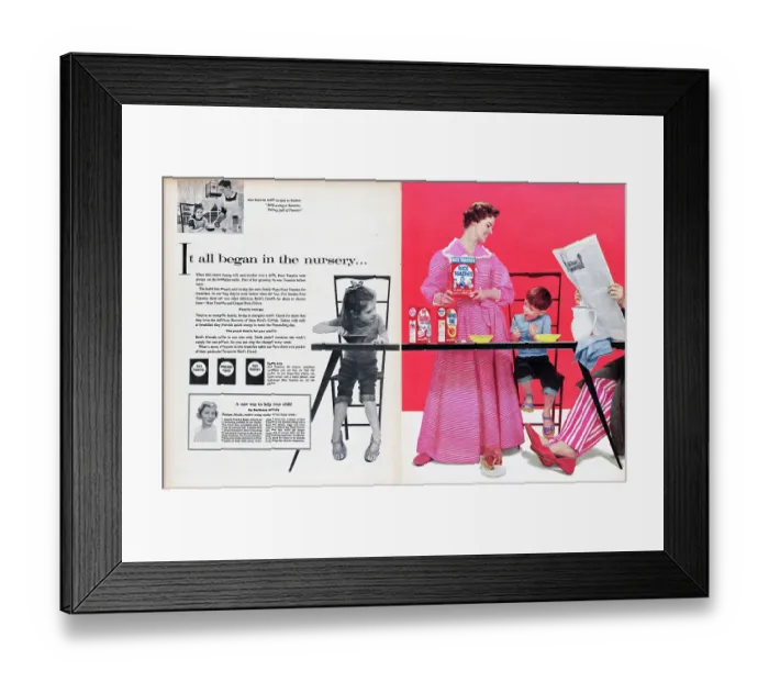 Framed Print : Bird's Rice Toasties Framed Print : Bird's Rice Toasties