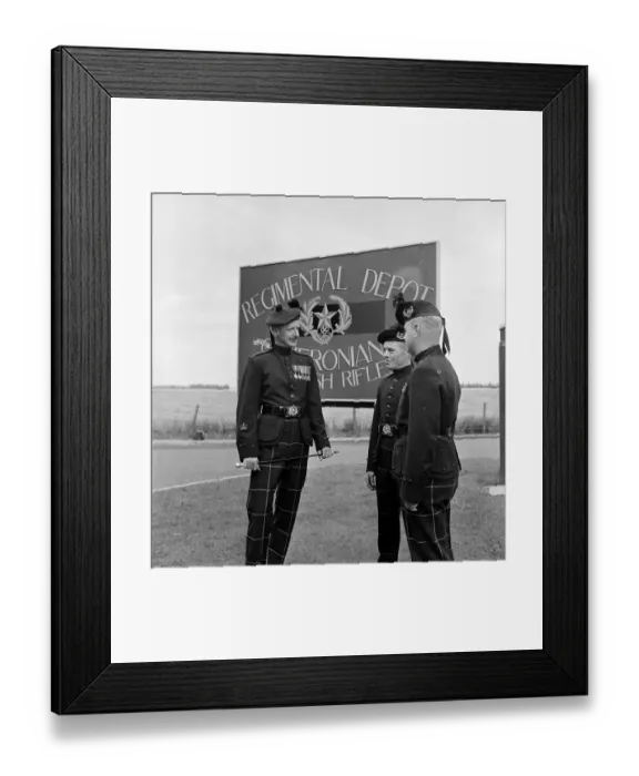 Framed Print : Cameronians Framed Print : Cameronians