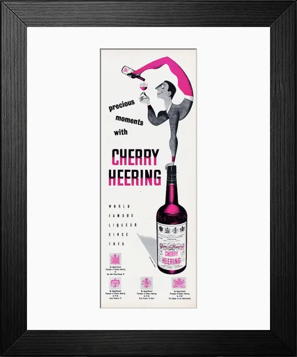 Framed Print : Cherry Heering Framed Print : Cherry Heering