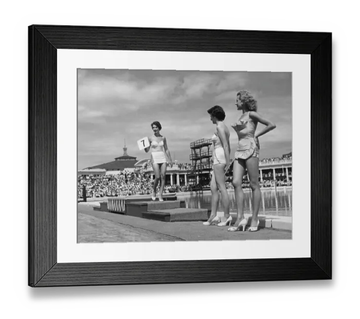 Framed Print : Butlin's Beauty Competition Framed Print : Butlin's Beauty Competition