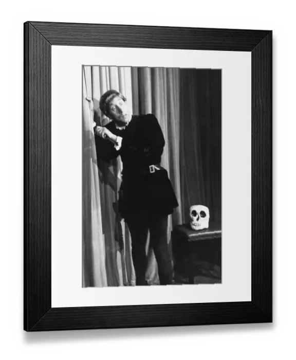 Framed Print : Howerd As Hamlet Framed Print : Howerd As Hamlet