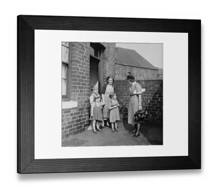 Framed Print : Visiting Nurse