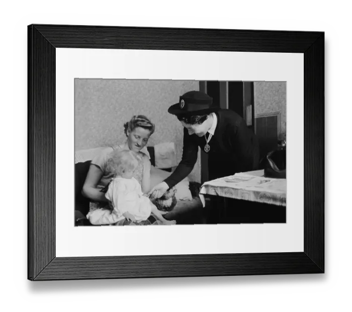 Framed Print : District Nurse Framed Print : District Nurse
