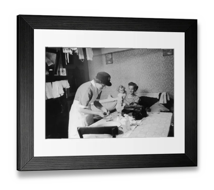 Framed Print : District Nurse Framed Print : District Nurse