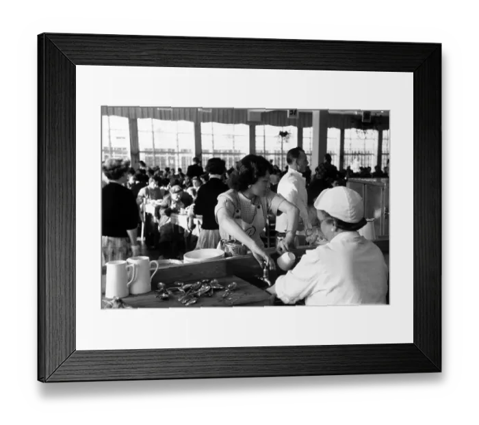 Framed Print : Butlin's Staff Framed Print : Butlin's Staff