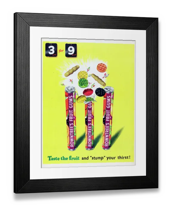 Framed Print : Rowntree's Fruit Gums Framed Print : Rowntree's Fruit Gums