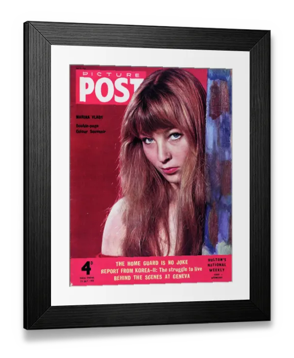 Framed Print : Marina Vlady Framed Print : Marina Vlady