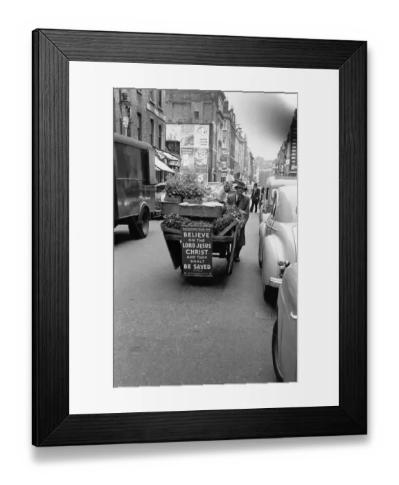 Framed Print : Cart With Message Framed Print : Cart With Message