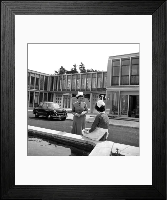 Framed Print : Nurses Break Framed Print : Nurses Break