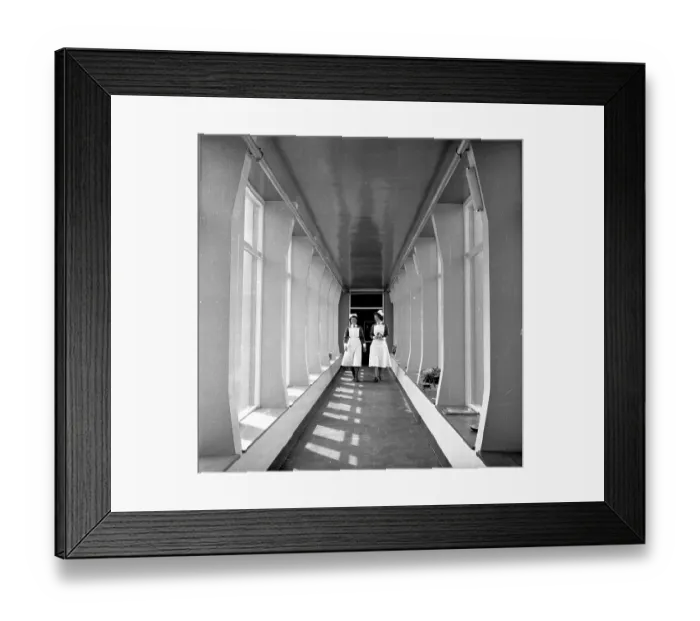 Framed Print : Hospital Corridor Framed Print : Hospital Corridor