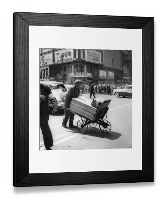 Framed Print : Street Cart Framed Print : Street Cart