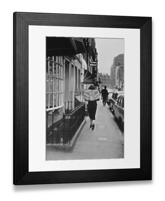 Framed Print : Soho Street Scene Framed Print : Soho Street Scene