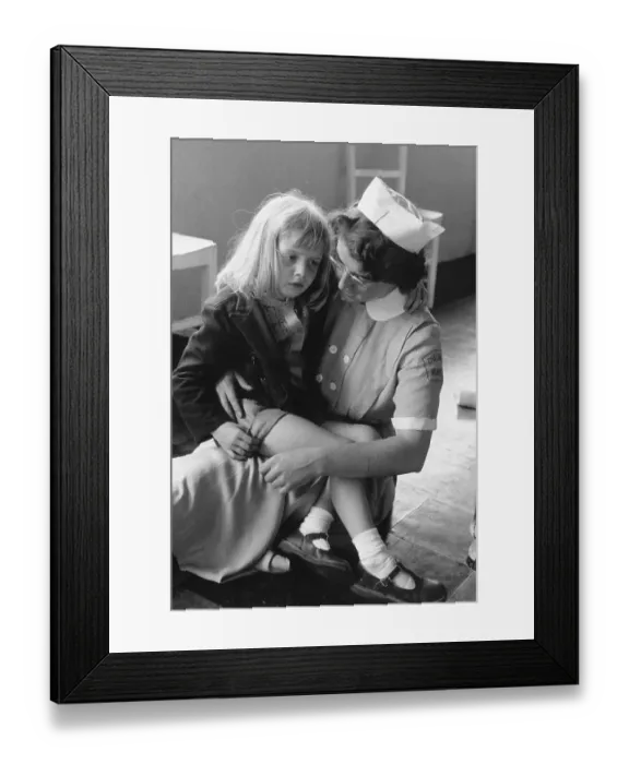 Framed Print : Butlin's Nurse Framed Print : Butlin's Nurse