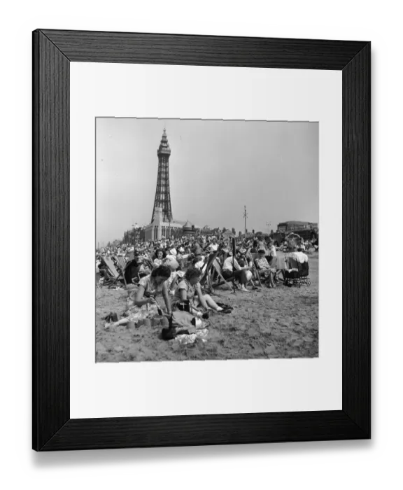 Framed Print : Blackpool Beach Framed Print : Blackpool Beach