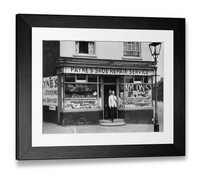 Framed Print : Shoe Repair Shop Framed Print : Shoe Repair Shop