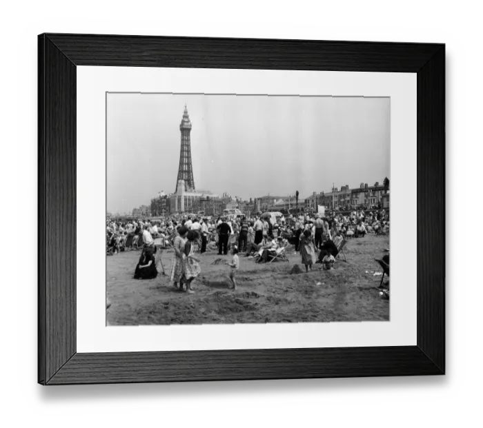 Framed Print : Blackpool Beach Framed Print : Blackpool Beach