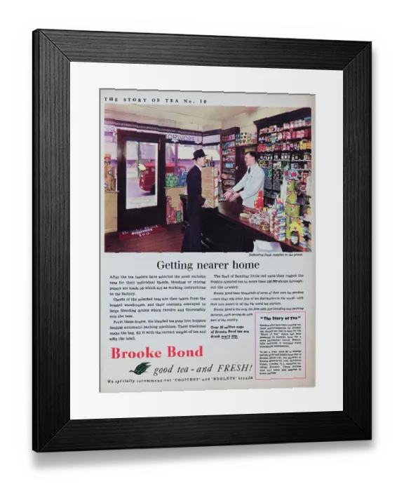 Framed Print : The Story Of Tea Framed Print : The Story Of Tea