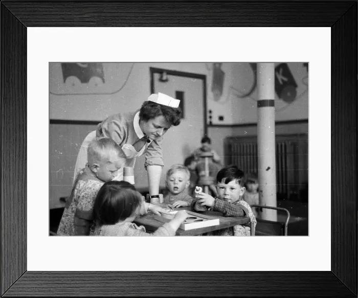 Framed Print : Welfare Nurse Framed Print : Welfare Nurse