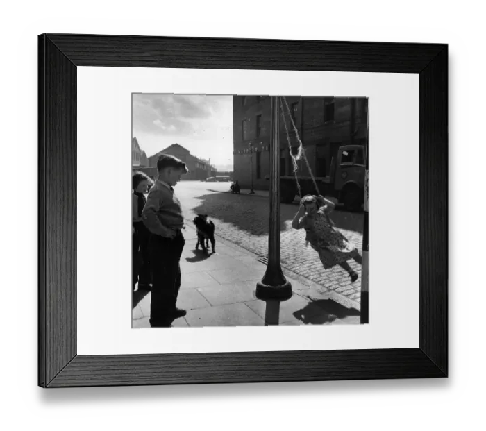 Framed Print : Street Games