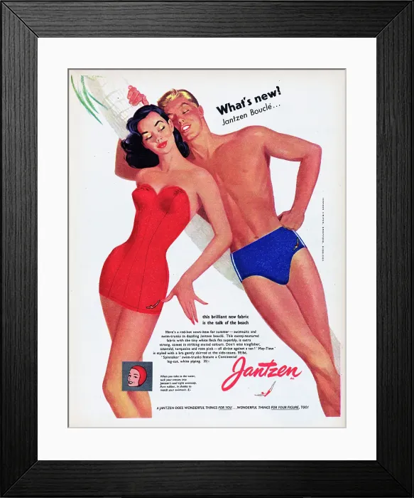 Framed Print : Jantzen Boucle Framed Print : Jantzen Boucle
