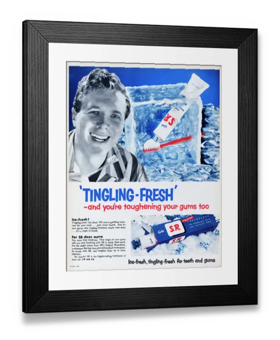 Framed Print : S.R. Toothpaste Framed Print : S.R. Toothpaste
