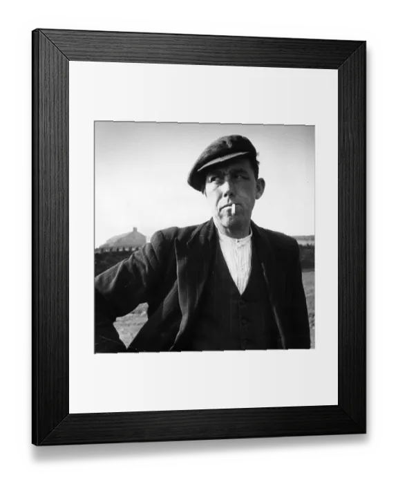 Framed Print : Hill Farmer