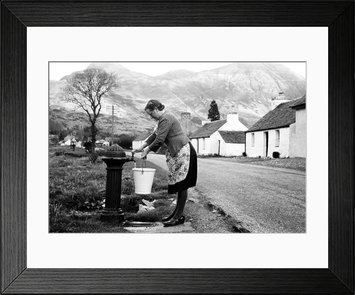 Framed Print : Glencoe Village Framed Print : Glencoe Village