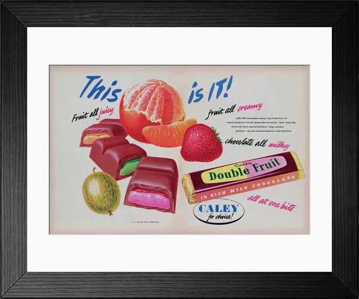 Framed Print : Caley Double Fruit Framed Print : Caley Double Fruit