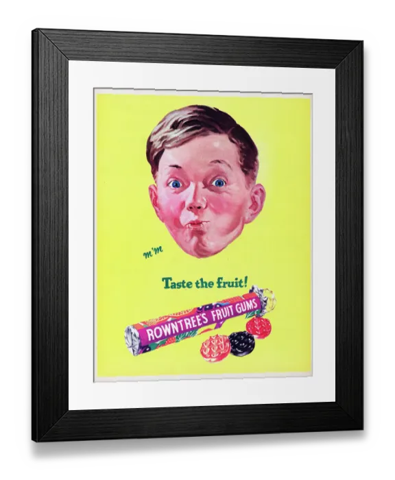 Framed Print : Rowntree's Fruit Gums Framed Print : Rowntree's Fruit Gums