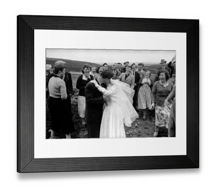 Framed Print : Kiss At Wedding Framed Print : Kiss At Wedding