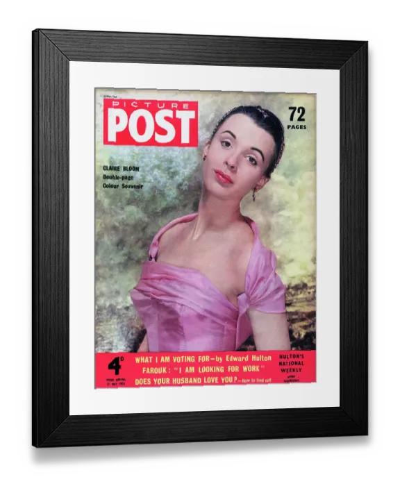 Framed Print : Claire Bloom Framed Print : Claire Bloom