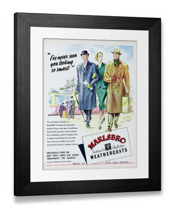 Framed Print : Marlsbro Weathercoats Framed Print : Marlsbro Weathercoats