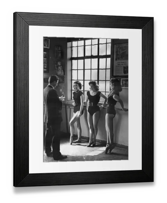 Framed Print : Show Girl Poll