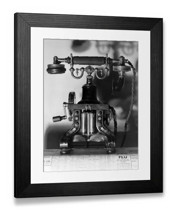 Framed Print : Early Telephone Framed Print : Early Telephone