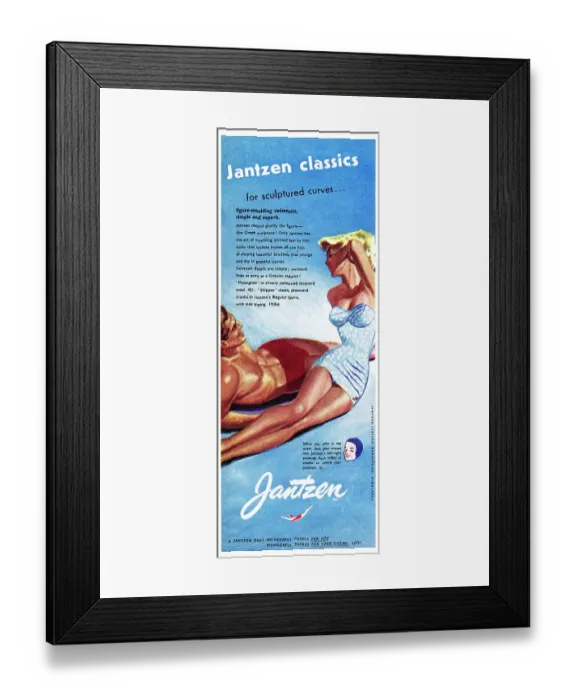 Framed Print : Jantzen Classics Framed Print : Jantzen Classics