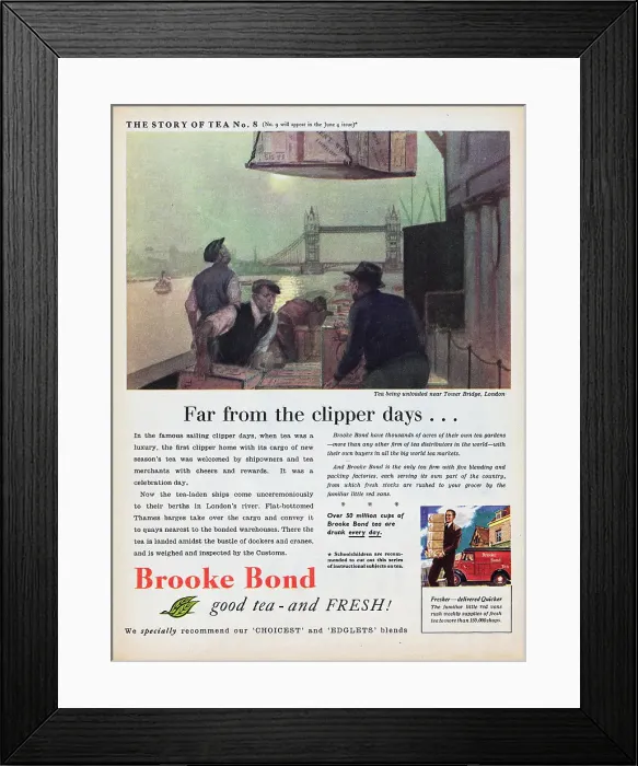 Framed Print : Brooke Bond Tea Framed Print : Brooke Bond Tea