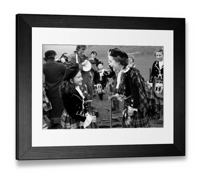 Framed Print : Highland Girls Framed Print : Highland Girls