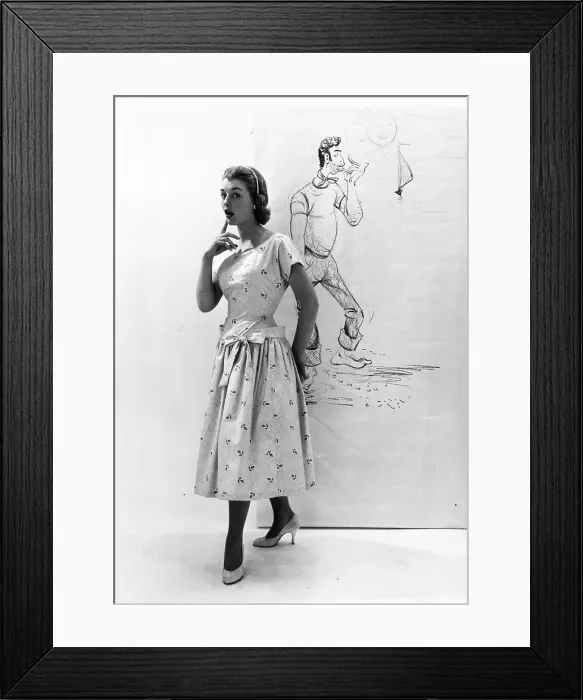 Framed Print : Cotton Dress Framed Print : Cotton Dress