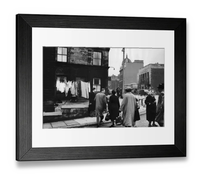 Framed Print : Leeds Street Framed Print : Leeds Street