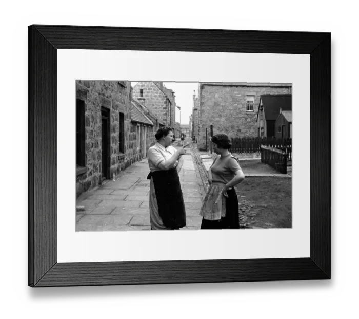 Framed Print : Talking In Street Framed Print : Talking In Street