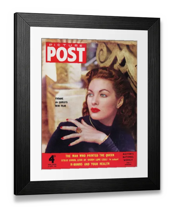 Framed Print : Yvonne De Carlo Framed Print : Yvonne De Carlo
