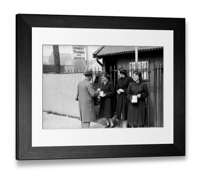 Framed Print : Collecting Tins Framed Print : Collecting Tins
